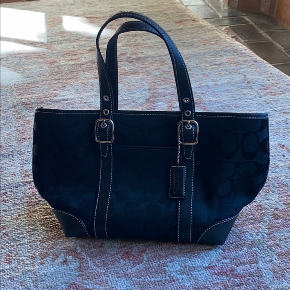Coach mini tote.  Brand new